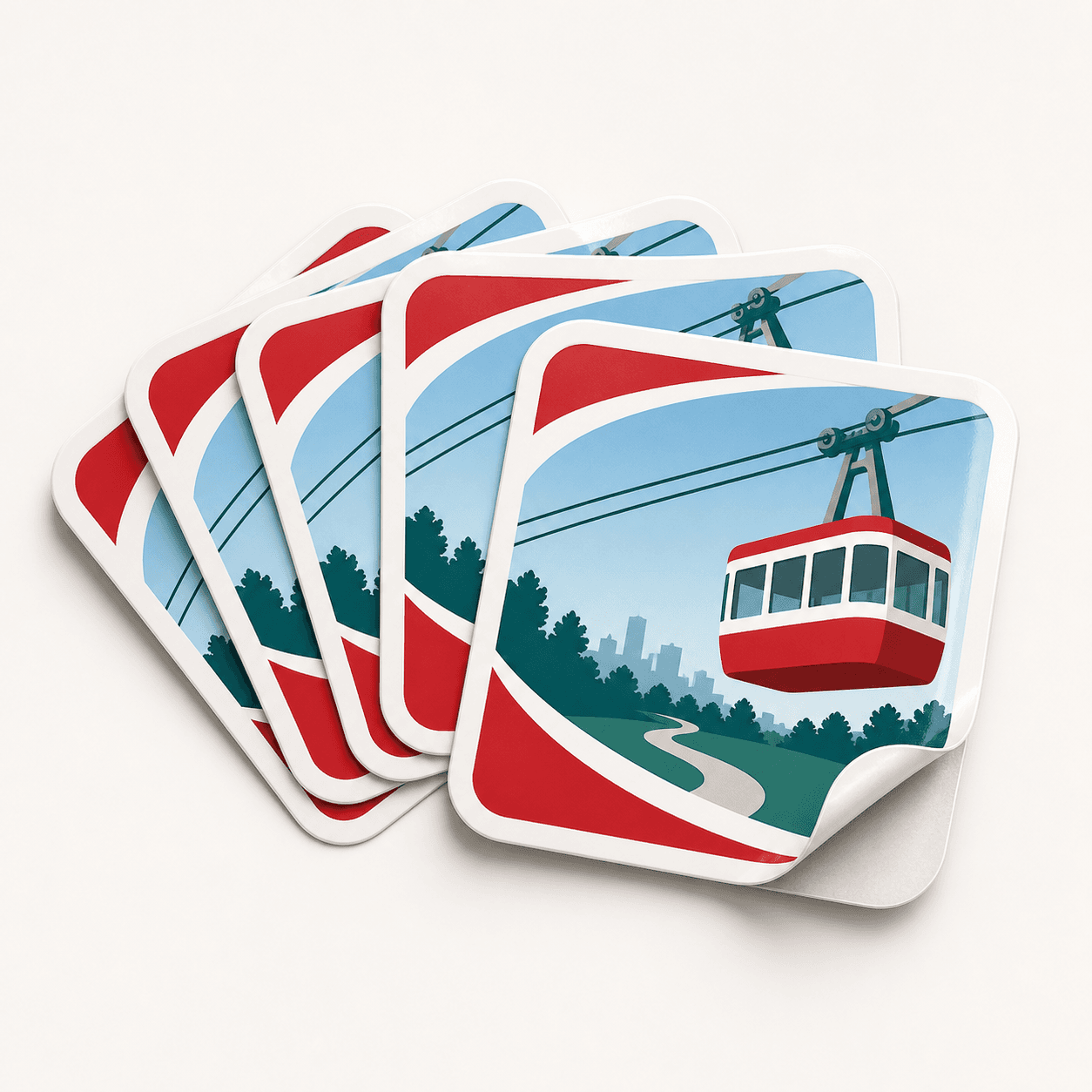 Bubble-free stickers
