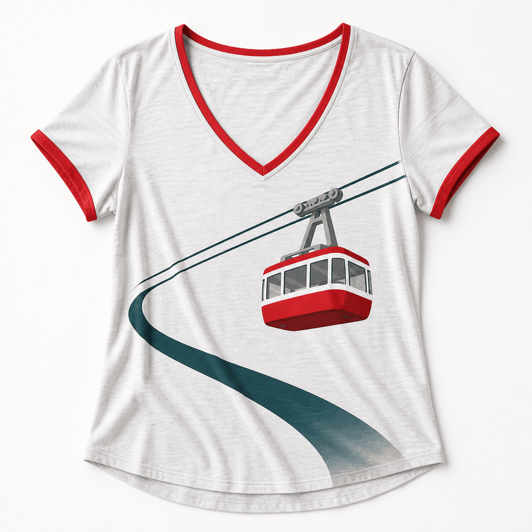 Women's relaxed v-neck t-shirt